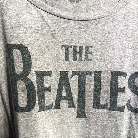 Central Mills Apple Corps Ltd Beatles Gray Crop Top T-shirt Size XXL - Picture 5 of 7